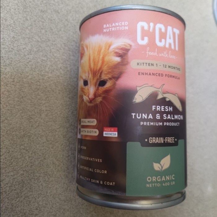 CCAT Kitten Tuna Salmon Cat Wet Food 400gr