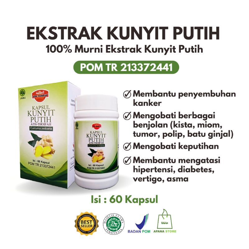 

Obat kista mion tumor kanker herbal alami - Kapsul EKSTRAK KUNYIT PUTIH MURNI 100%
