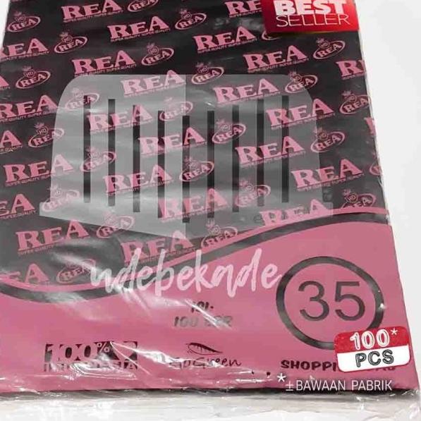

Kantong plastik packing HD REA tanpa plong 35x50 HITAM