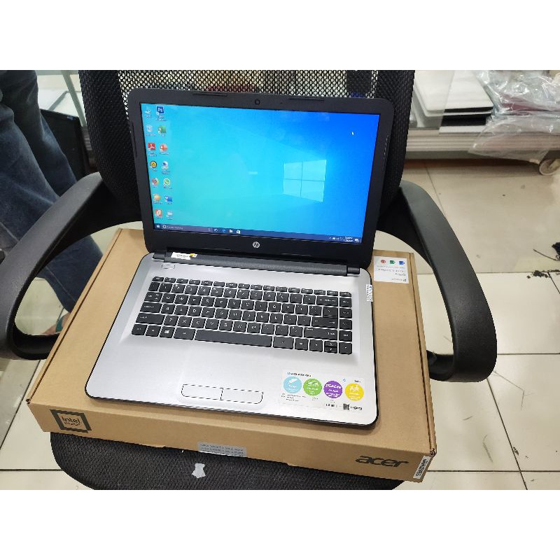 LAPTOP HP RAM 4GB SSD 128GB SUPER KENCANG WINDOWS 10 ZOOM SIAP PAKAI MULUS