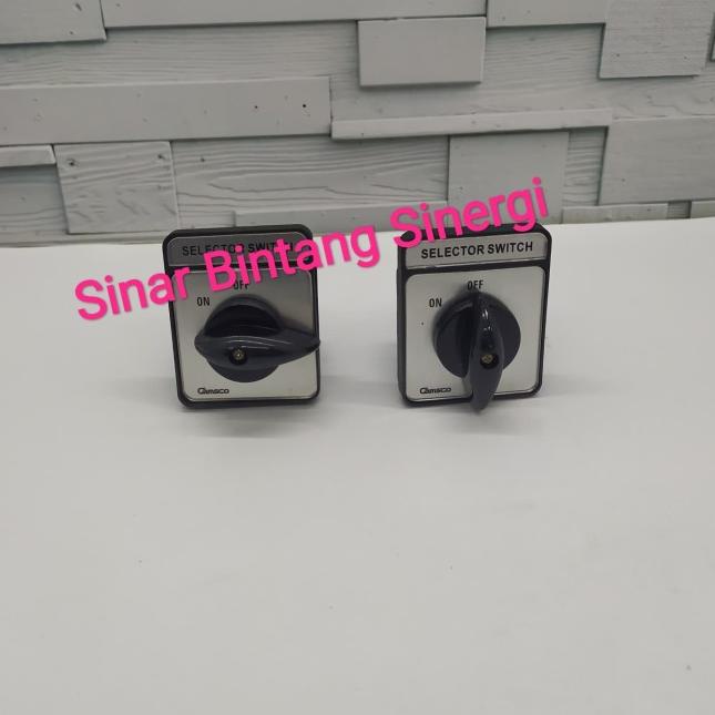 Selector switch on off