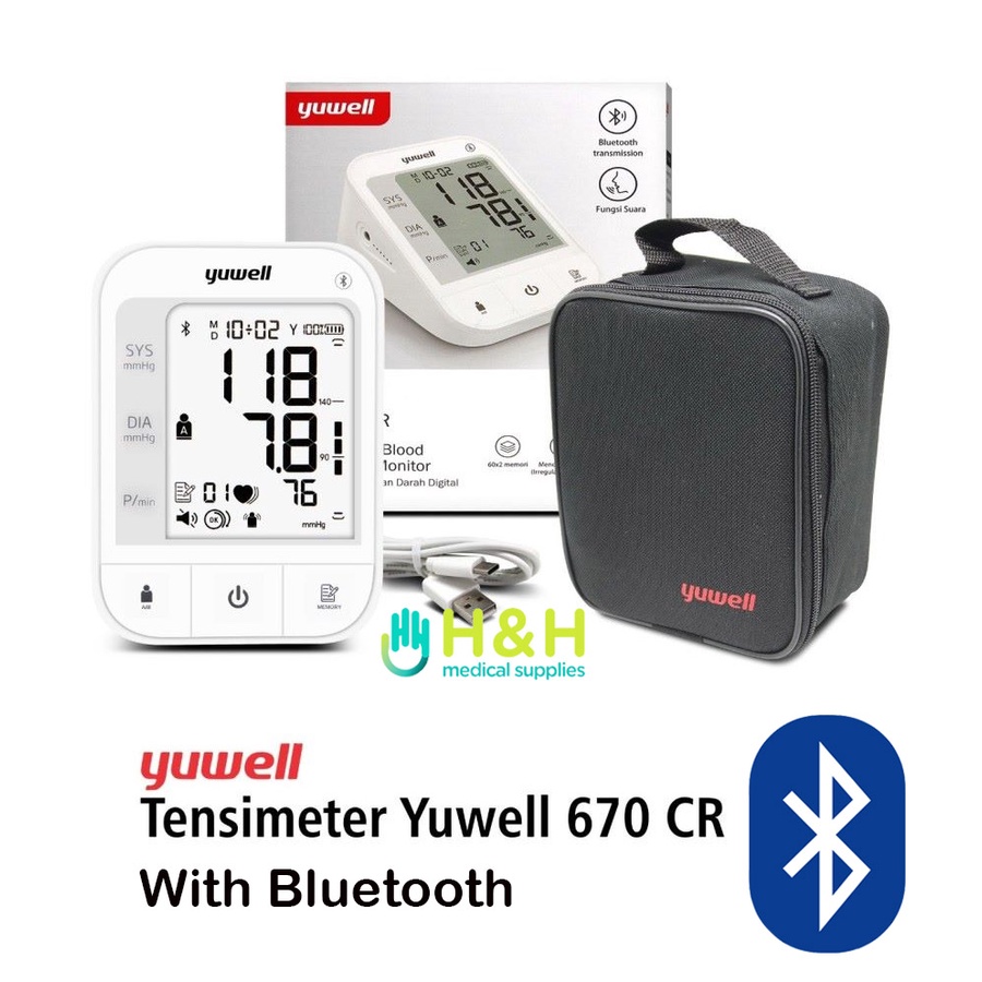 Tensimeter Digital Yuwell / Tensi Digital Dengan Suara / Tensimeter Yuwell