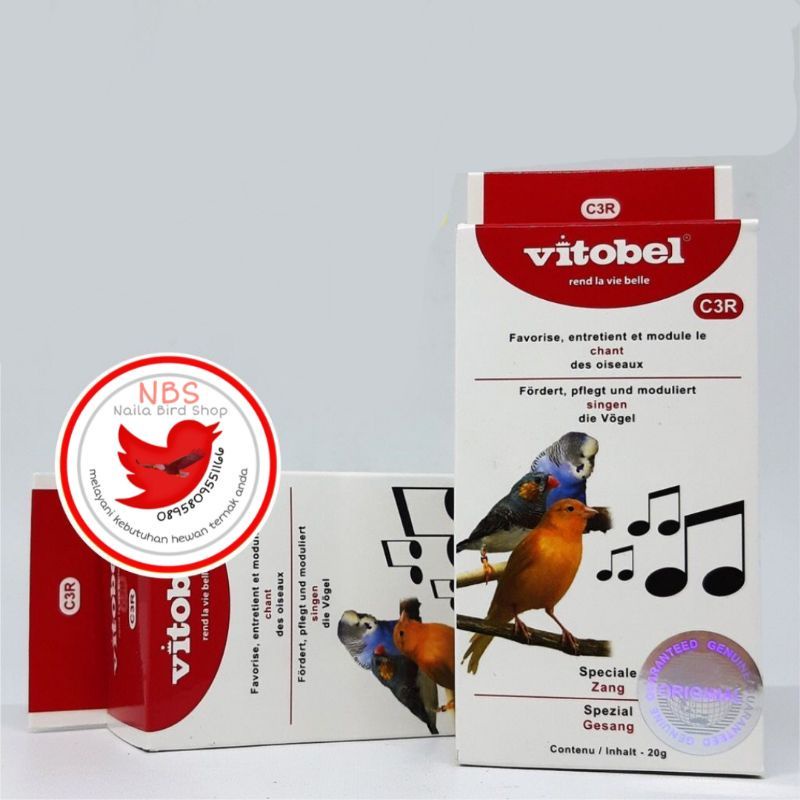 C3R Vitobel Vitamin Burung Meningkatkan Rajin Bunyi Stamina vito bel C3R