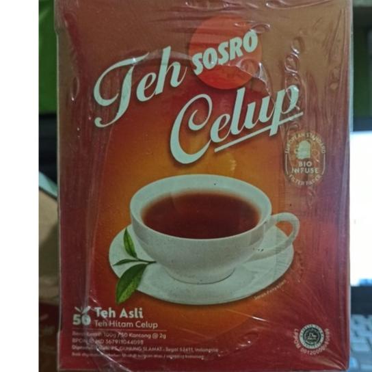 

ゥ TEH SOSRO CELUP (50 x 2gr) ㅝ