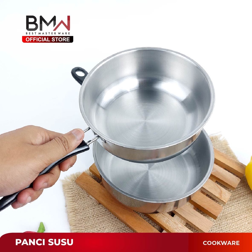 TERBARU BMW Kitchen Ware - Panci Sop Stainless Steel Panci Masak Mie Rebus Panci Sup Panci Susu