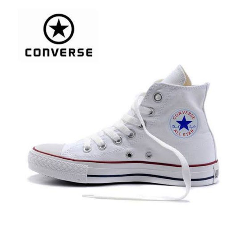 Sepatu All Star Converse Putih Panjang