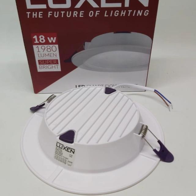 Downlight LED Panel InBow 18W 6inch Bulat Luxen - Putih