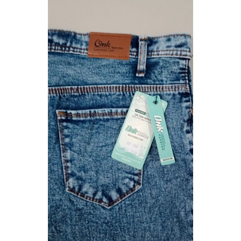 Jumbo uk.35-40 boyfriend Jeans Bigsize celana wanita putih ini