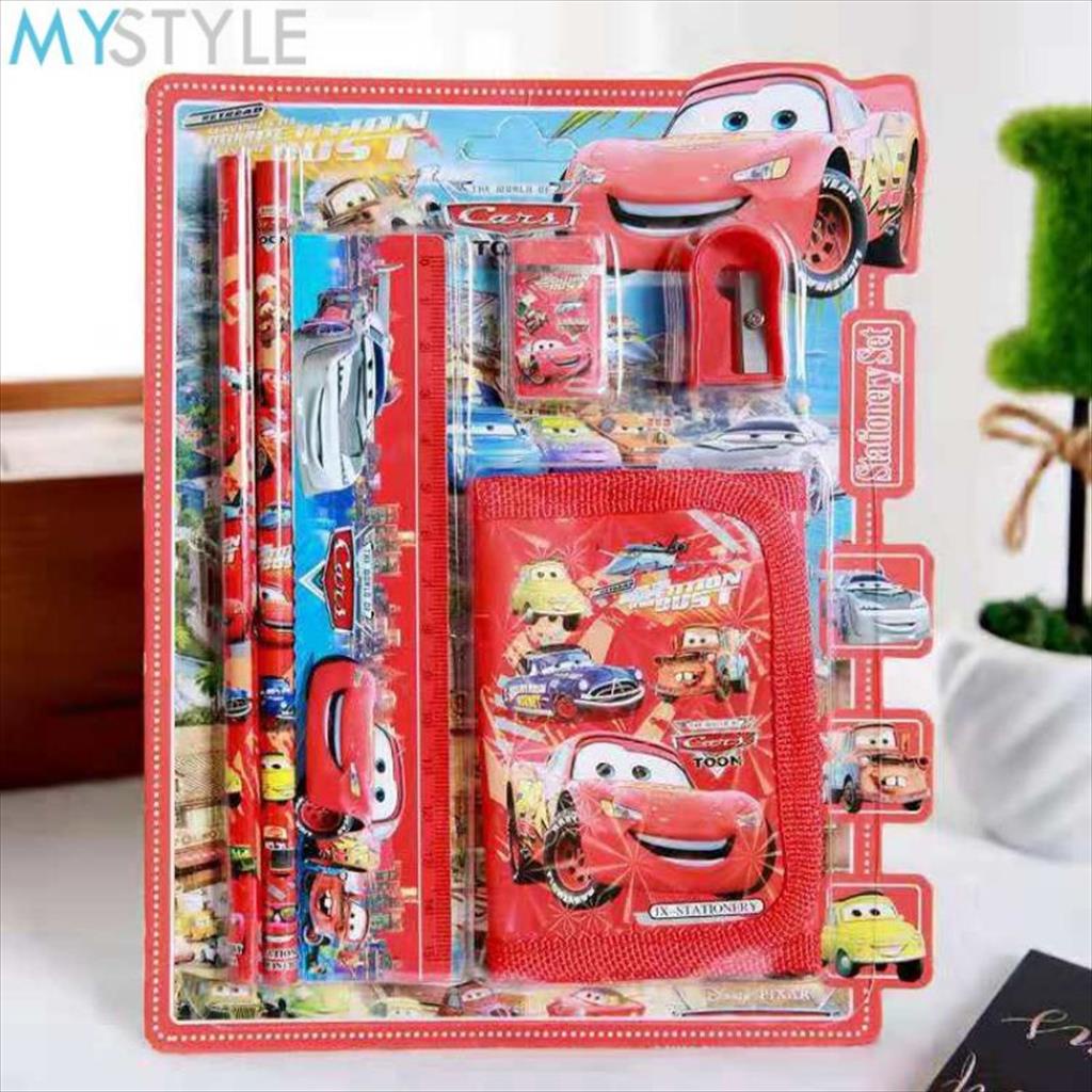 

SET ALAT TULIS SEKOLAH KARAKTER LUCU 5 IN 1/Dompet