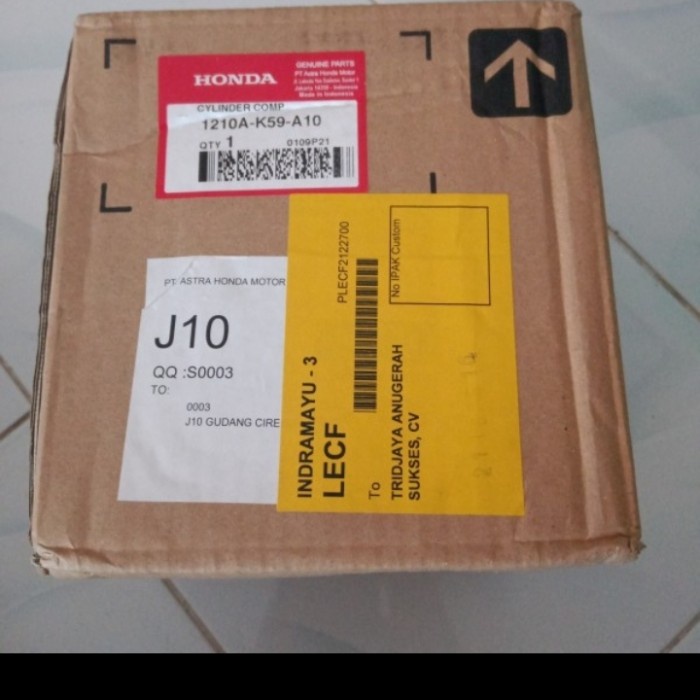 blok seher vario 150 old new ori hgp komplit assy kode k59