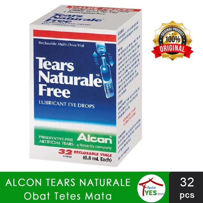 Alcon Tears Naturale Free Lubricant Eye Drops / Tetes Air Mata Buatan