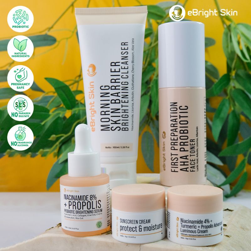 eBright Skin - Paket Pencerah Dewy Advance Travel