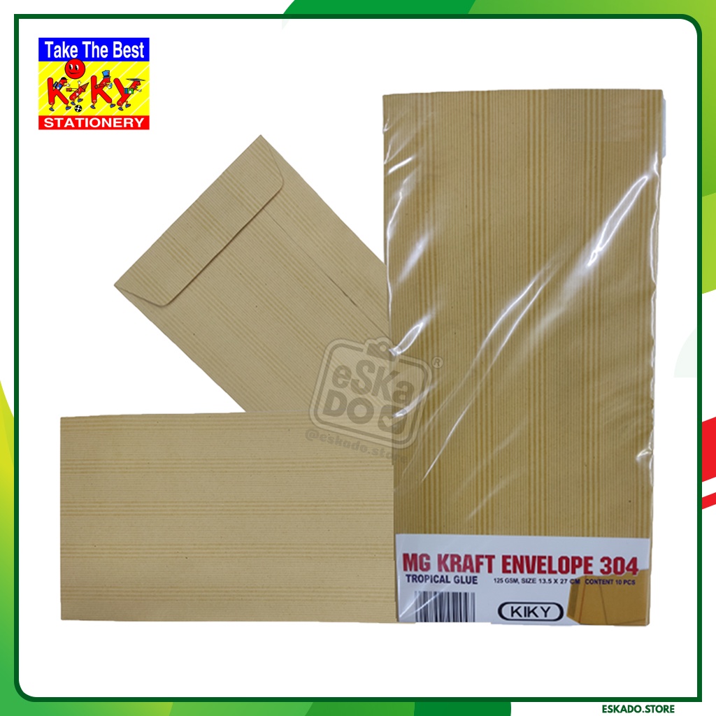

Amplop Kiky 304 Lem Polos 125 gsm