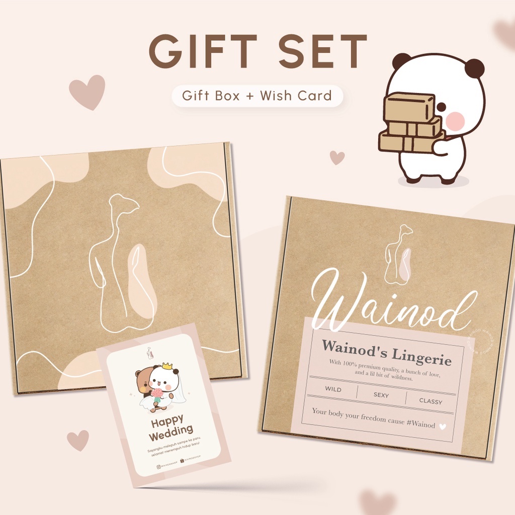 Gift BOX COKLAT bahan kardus (BACA DESKRIPSI)