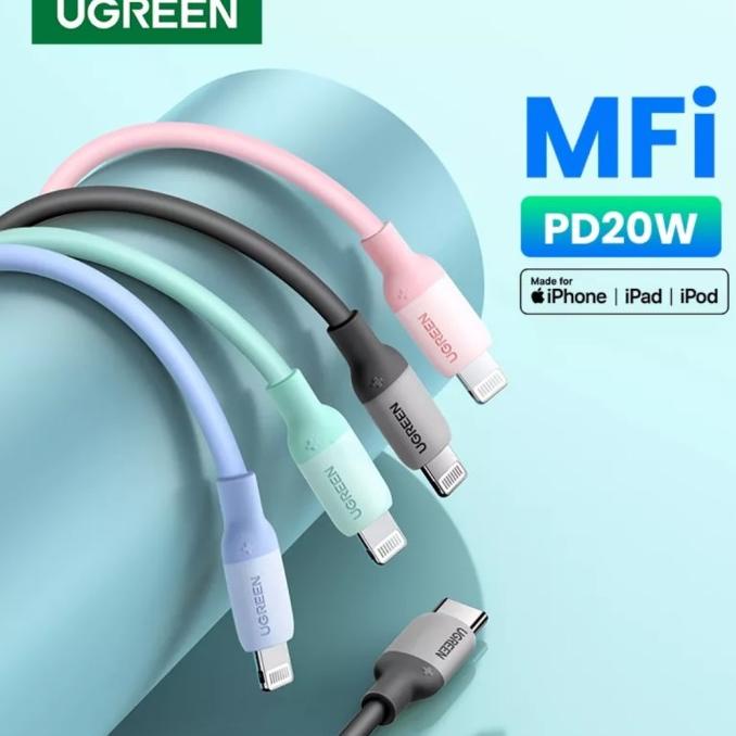 UGREEN USB C to Lightning MFi Cable Liquid Silicone for iPhone