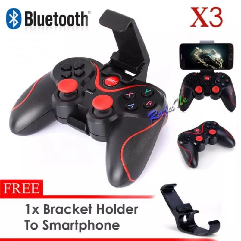 GAMEPAD X3 JOYSTICK BLUETOOTH FOR ANDROID SMARTPHONE WIRELESS/GAMEPAD UNTUK ANDROID/STICK GAME