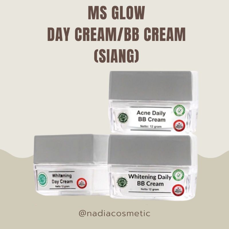 MS GLOW Day Cream | MS GLOW Night Cream | MS GLOW BB Cream Original 100%