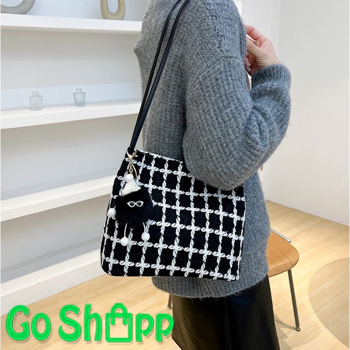 Tas Selempang Bahu Tote Bag Kasual Wanita Import Fashion Korea Terbaru - Shoulder Bag Wanita Kekinian TG08