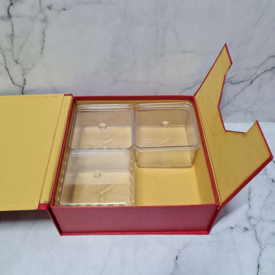 paket 4pcs 5pcs Box MT idul fitri 22x22x8cm / kotak kue Lapis Legit hard box Hamper lebaran - LUAR KOTA