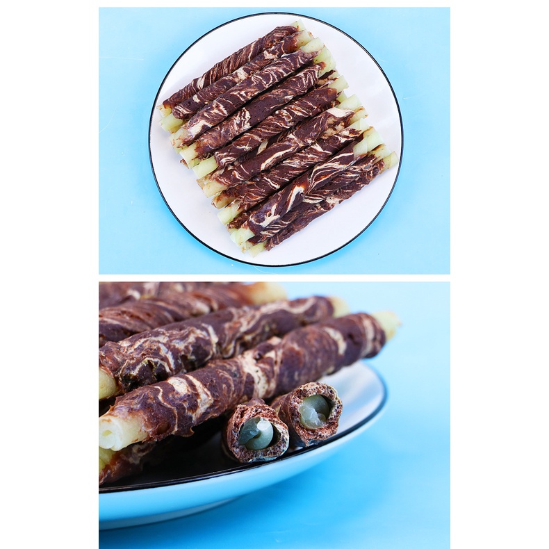 Snack Anjing Treat Stick Cemilan Sehat Dari Daging Segar / Doggy Dog Snack Itadakimasu Dental Stick Chicken Beef