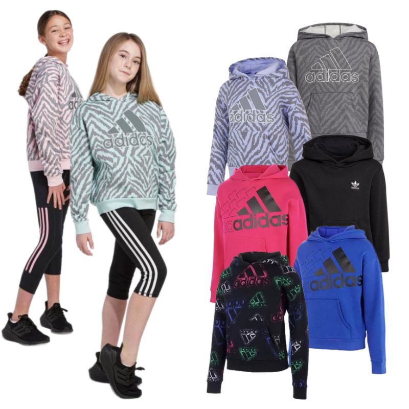 Sweater Hoodie Anak Perempuan Adidas