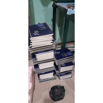 

notebook buku tulis ring custom ukuran a5 isi 50 lbr 100 halaman