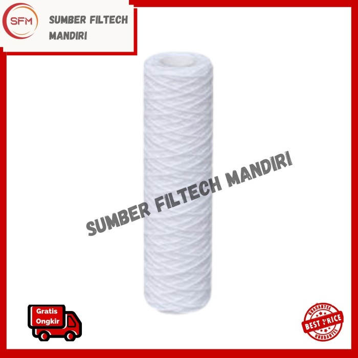 CARTRIDGE FILTER BENANG 20 INCH PP STRING WOUND YARN JUMBO (BIG) 5 MIC