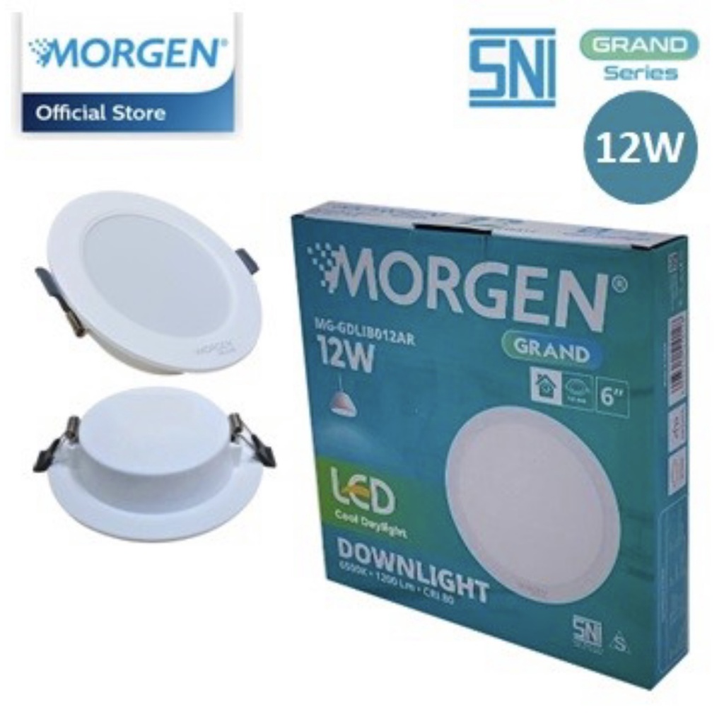 LAMPU DOWNLIGHT LED PANEL BULAT INBOW MORGEN 4 5 9 12 18 WATT