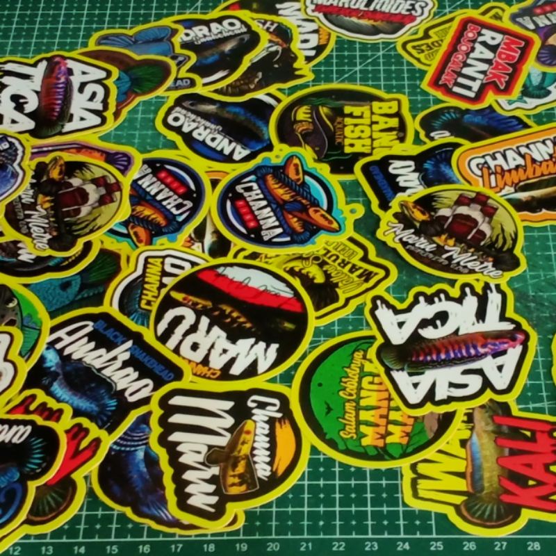 

STIKER CHANNA CUTTING PER KATALOG ISI SESUAI FOTO