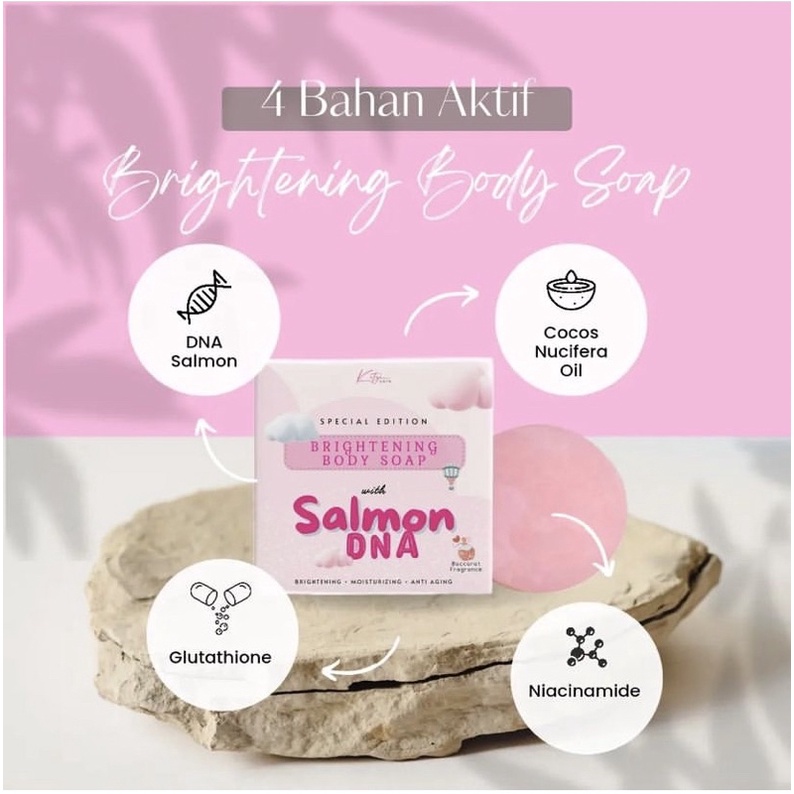 Katya skin soap DNA salmon sabun pemutih reseller