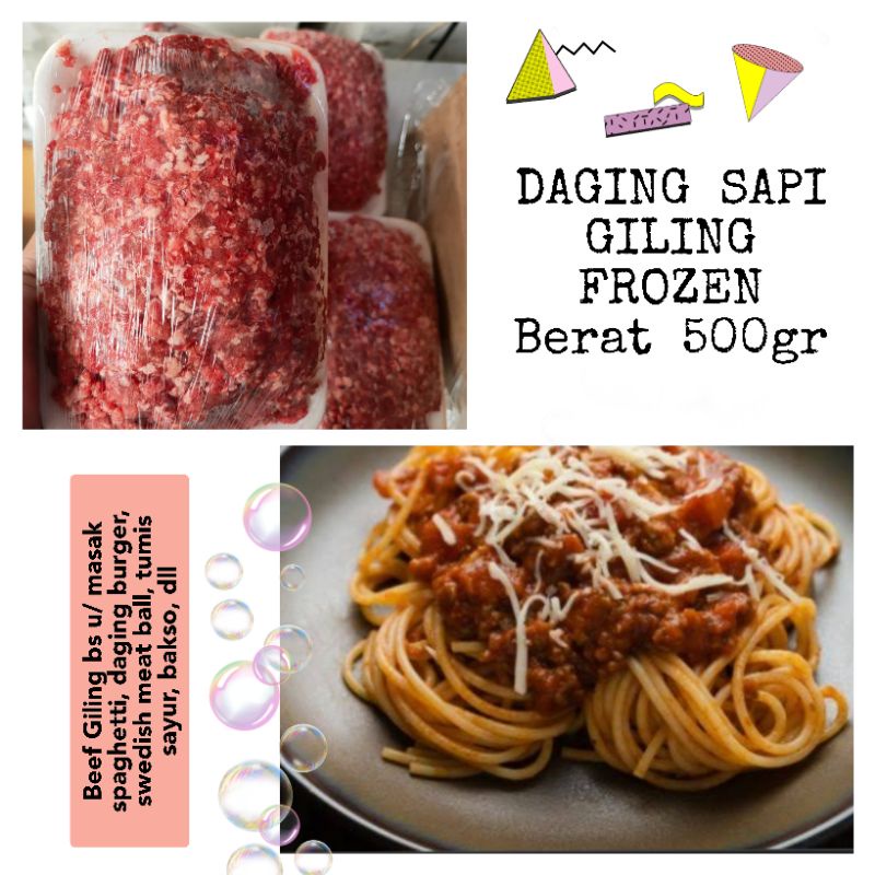 Daging Sapi Cincang Frozen - Beef Giling 500gr