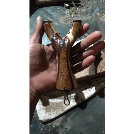 Ketapel OTT dari bahan kayu AKASIA/Ayon Catapult