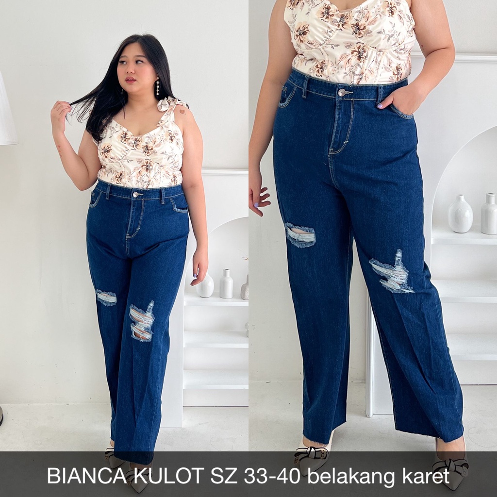 CELANA JEANS WANITA BIANCA KULOT-SYSCLOTHIER