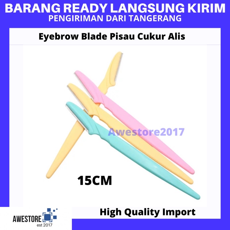 Alat Pisau Cukur Alis Eyebrow Razor Eye Brow Blade Kerok Bulu Mata B