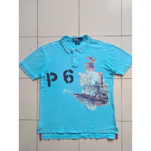 POLOSHIRT POLO BY RALPH LAURE VTG 90's ART