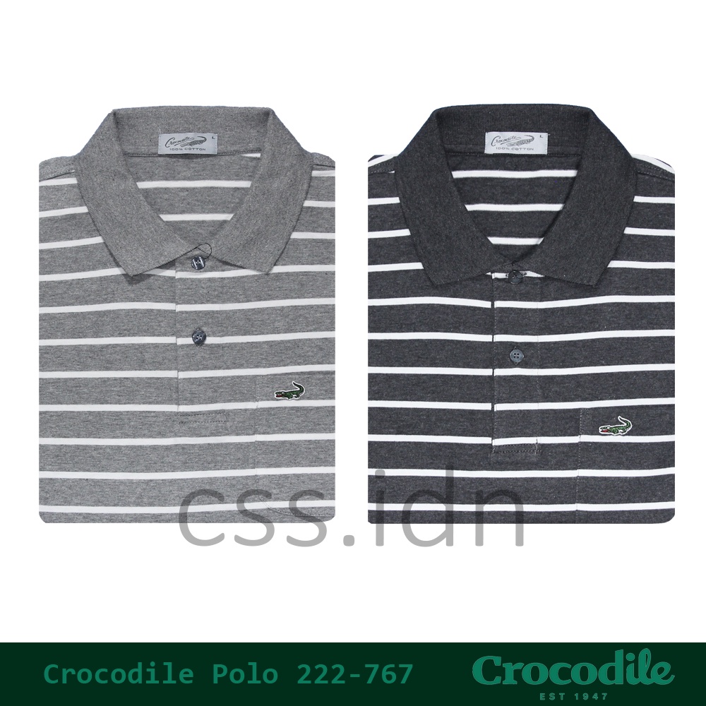 Kaos Kerah Polo Pria Crocodile Slim Fit 222-767