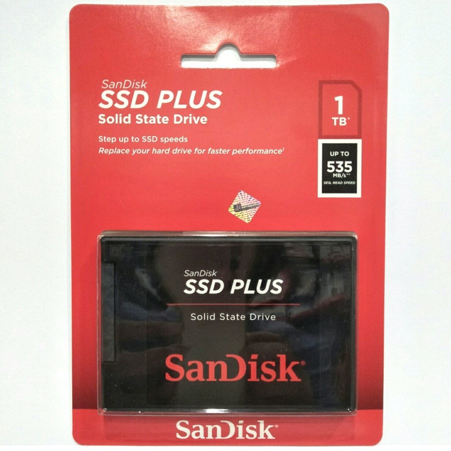 SanDisk SSD PLUS Solid 1TB SPEED UP TO 530MBps