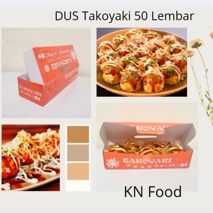 Dus Takoyaki Panjng 17 cm/Box Takoyaki.