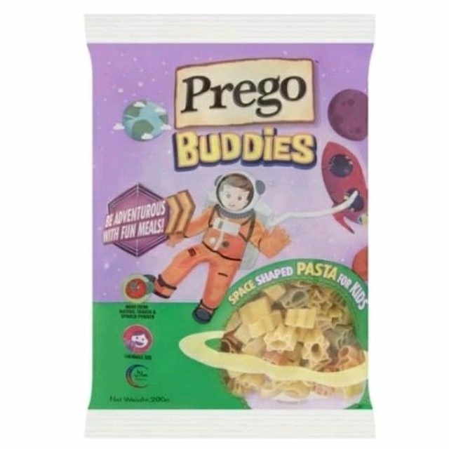 

PREGO BUDDIES DRY PASTA SPACE SHAPED (200G)