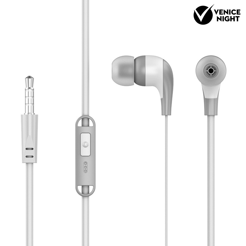 (VNEP) (Berkabel) Earphone In-ear Stereo Sound 3.5mm Sports Earbuds Headset Gaming dengan Kotak Penyimpanan Kartun untuk Anak-anak