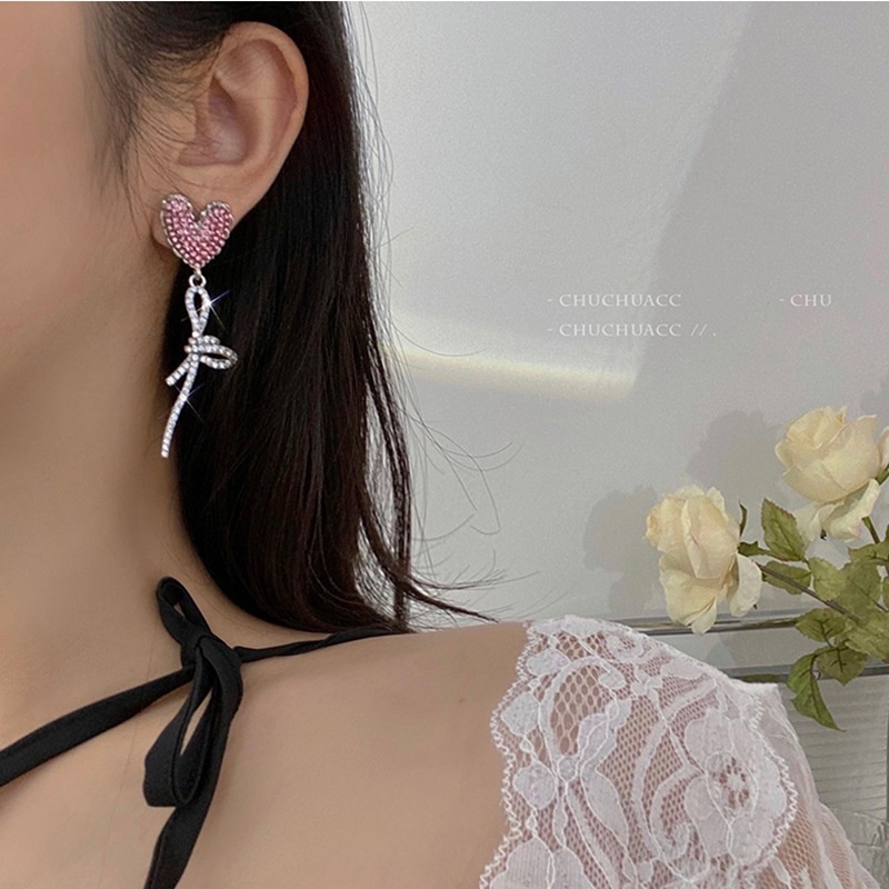 Anting Tusuk Gantung Temperament Desain Pitahatirumbai Panjang High Class Untuk Wanita