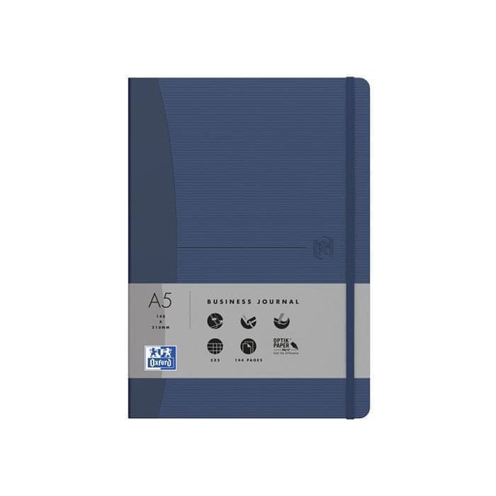 

Note Berkualitas Oxford Business Signature A5 Blue Ruled Journal