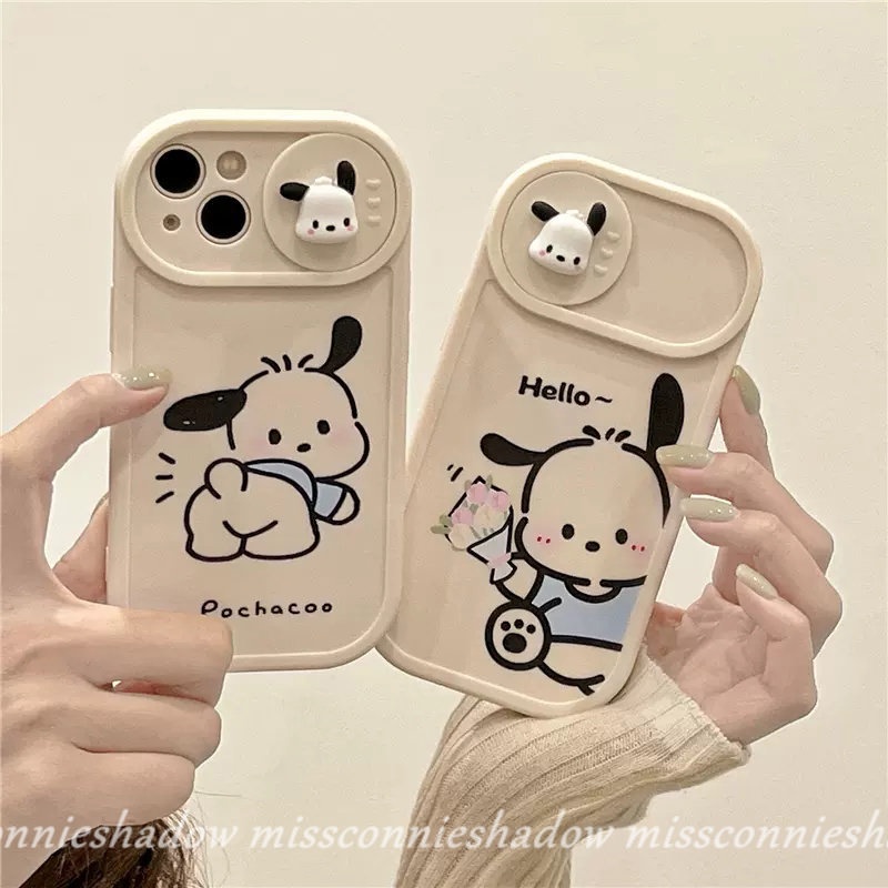 Soft Case Tpu Motif Kartun Anjing Pachacco 3D Untuk IPhone 11 13 12 Pro Max 7Plus 8Plus XR 11 Pro Max X XS Max