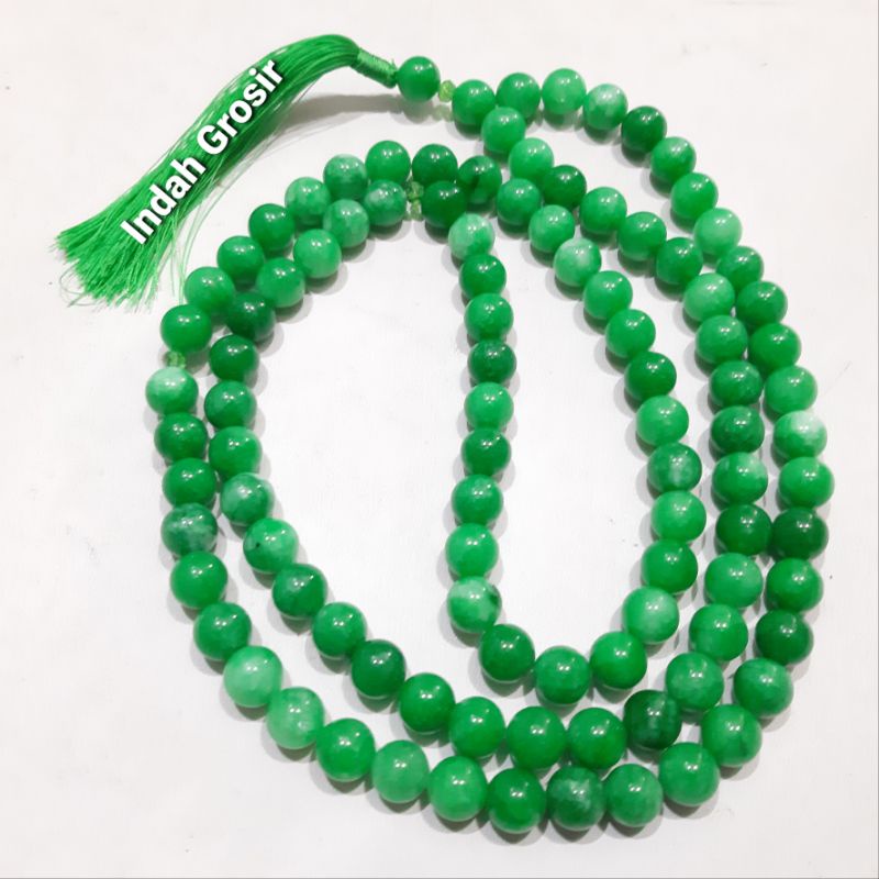 Tasbih Batu Giok Original 12mm 99Butir