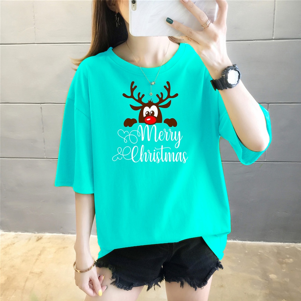 KAOS 0VERSIZE WANITA SPECIAL CRISTMAS EDITION 4