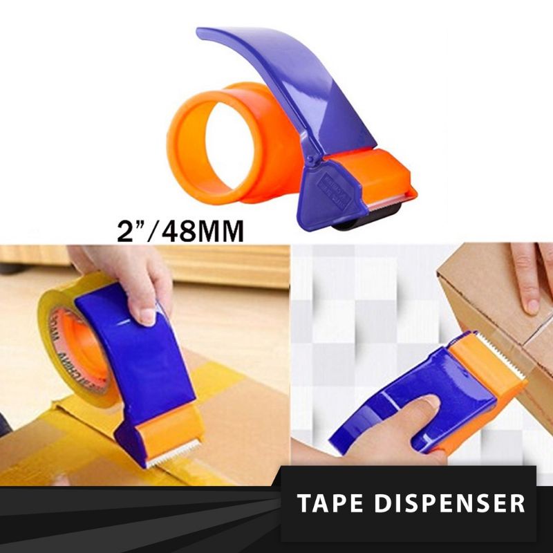 Tape Dispenser / Tape Cutter / Alat Pemotong Lakban / Tempat Lakban Besar