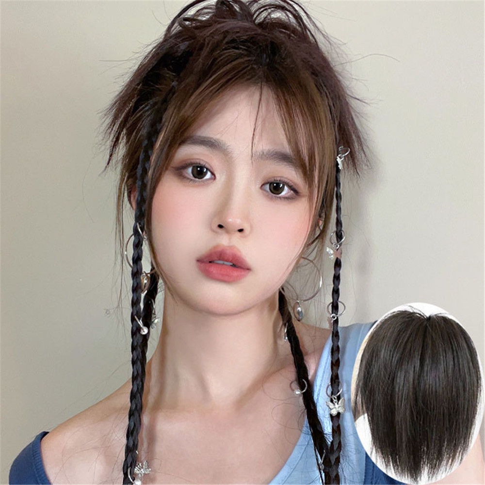 Wig / Rambut Palsu Wanita Model Keriting Fluffy Natural Gaya Punk