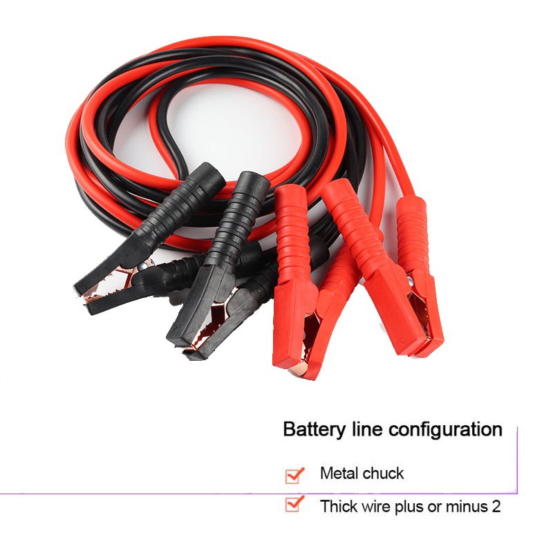 【4 Meter 2000AMP】Kabel Booster Aki/Kabel Jumper Aki Mobil/Car Emergency Booster Cable/Jamper Aki Motor Emergency Booster Cable