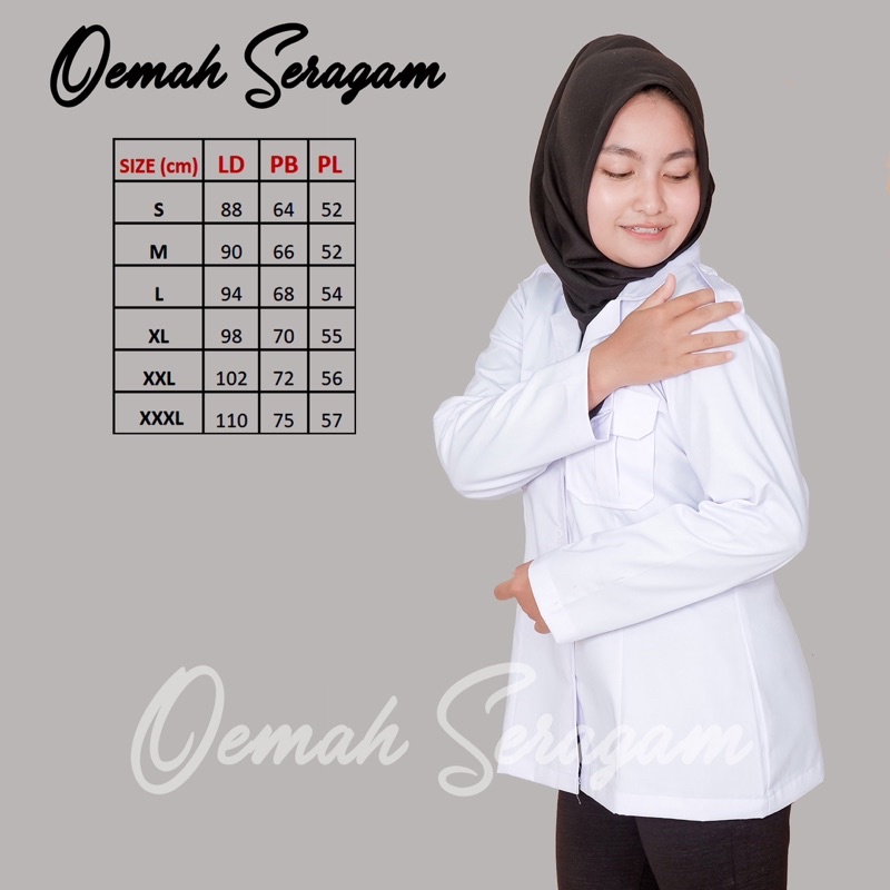 Kemeja putih dinas Wanita Baju Putih Pdh Pns Wanita Kemeja Atasan Putih Kerja Wanita Baju Dinas Putih Pns Pemda Seragam Putih Pdh Kemeja Dinas Baju Profesi Kemeja Putih Atasan