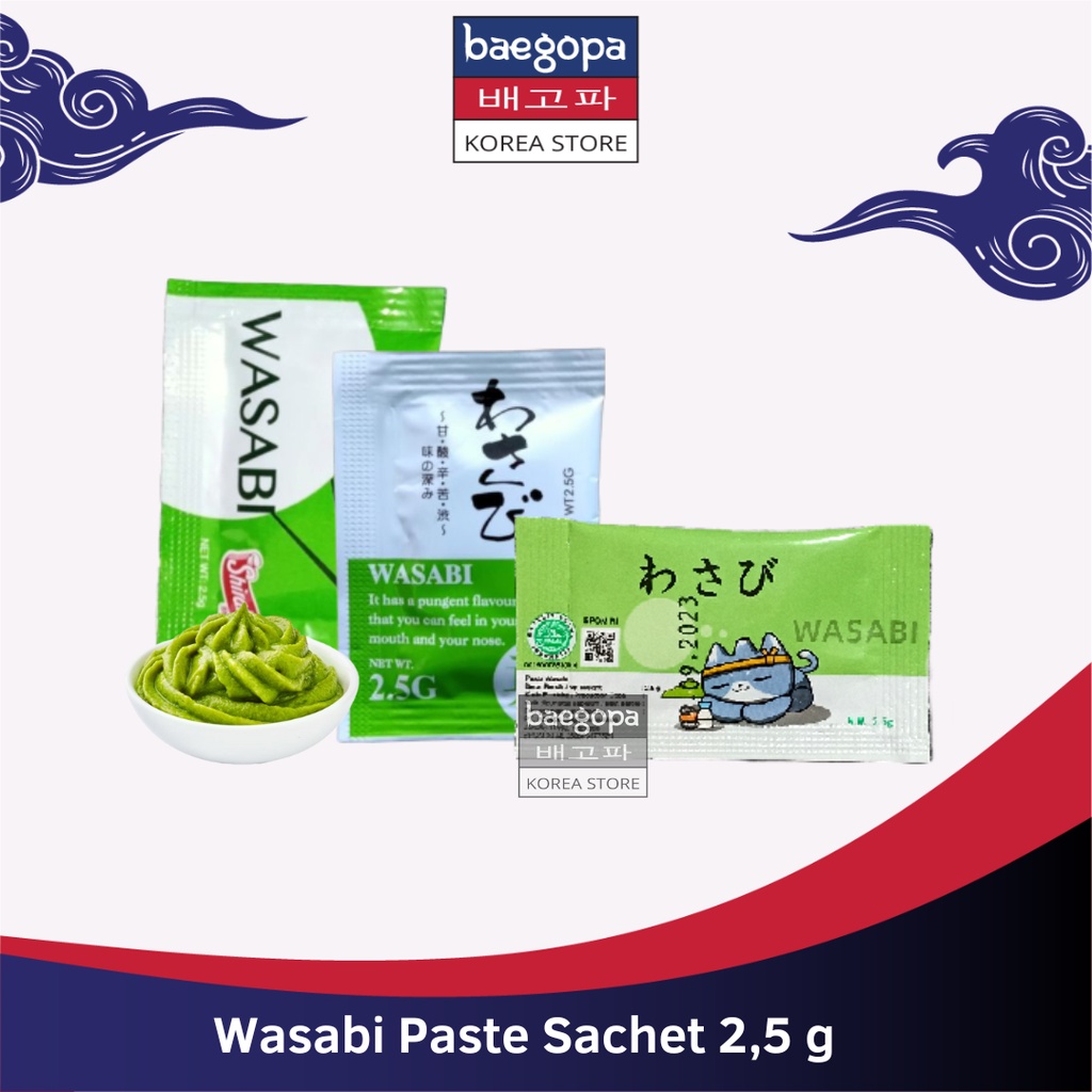 

Wasabi Paste Sachet 2,5 g | Pasta Wasabi Sushi Praktis